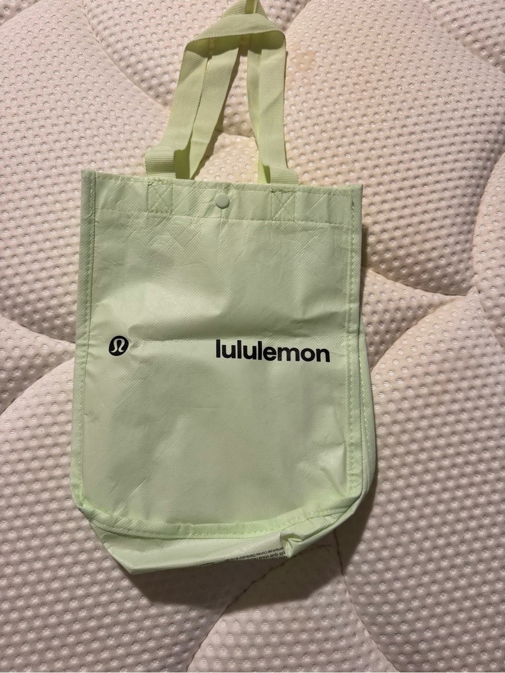 lululemon athletica Light Green Tote Bag